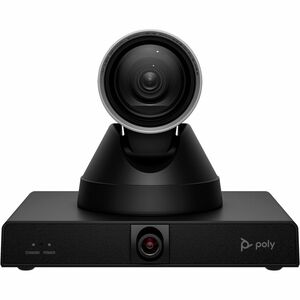 Poly Studio E60 视频会议摄像头 - 16 百万象素 - 30 fps - 黑 - B 型 USB - 3840 x 2160 视频 - 自动对焦 - 78° 角度 - 麦克风 - 网络 (RJ-45) - 用于 视频会议系统 -