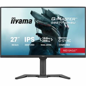 iiyama G-MASTER Red Eagle GB2771UHSU-B1 27 Zoll Klasse 4K UHD Gaming-LED-Monitor - 16:9 Format - Mattschwarz - 68,6 cm (27