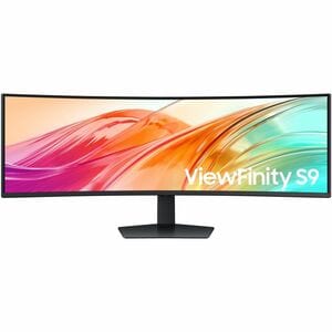 Samsung ViewFinity S9 S49F950UAU 49" (124.5 cm) Class Dual Quad HD (DQHD) Curved Screen LCD Monitor - 32:9 - Black - 49" (