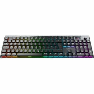 CHERRY XTRFY G8A-25100 Gaming Keyboard - Full-size - Wired/Wireless Connectivity - USB Type A Interface - RGB LED - French
