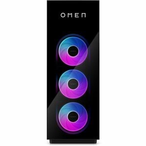 OMEN OMEN MAX 45L GT23-041gcn 游戏台式电脑 - AMD Ryzen 9 - 128 GB - 4 TB PCI Express NVMe 4.0 SSD - 塔式 - 暗影黑 - AMD B850 芯片 - NVI