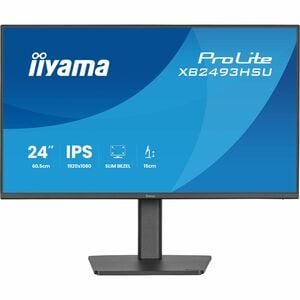 iiyama ProLite XB2493HSU-B1 24" Class Full HD LED Monitor - 16:9 - Matte Black - 60.5 cm (23.8") Viewable - In-plane Switc