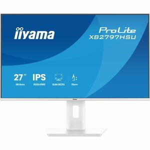 iiyama ProLite XB2797HSU-W1 27 Zoll Klasse Full HD LED-Monitor - 16:9 Format - Matt-weiß - 68,6 cm (27 Zoll) Viewable - IP