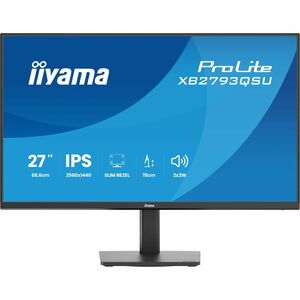 iiyama ProLite XB2793QSU-B1 27 Zoll Klasse WQHD LED-Monitor - 16:9 Format - Mattschwarz - 68,6 cm (27 Zoll) Viewable - IPS