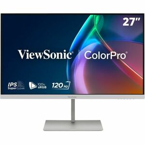 ViewSonic ColorPro VP2766-2K-W 27" Class WQHD LED Monitor - 16:9 - White - 68.6 cm (27") Viewable - In-plane Switching (IP