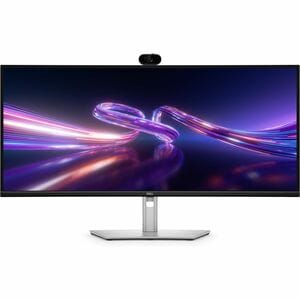 Dell Pro P P3426WEV 34" Class Webcam UW-QHD Curved Screen LCD Monitor - 21:9 - Black - TAA Compliant - 86.6 cm (34.1") Vie