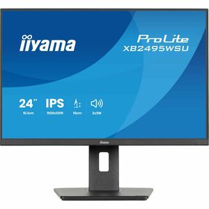 iiyama ProLite XB2495WSU-B1 24 Zoll Klasse WUXGA LED-Monitor - 16:10 Format - Mattschwarz - 61,2 cm (24,1 Zoll) Viewable -