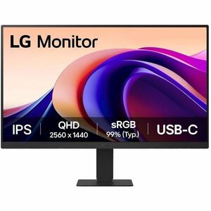 LG 24U631A-B 24.0" (61.0 cm) Class WQHD LCD Monitor - 16:9 - 23.8" (60.5 cm) Viewable - In-plane Switching (IPS) Technolog