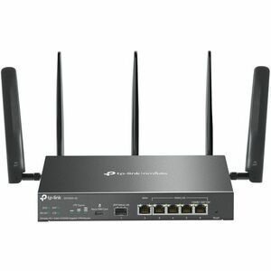 TP-Link Omada ER706W-4G Wi-Fi 6 IEEE 802.11ax 1 SIM Cable, Ethernet Modem/Wireless Router - 4G+ - WCDMA 2100, WCDMA 1800, 