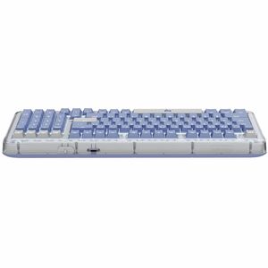 Logitech K98M Plus 键盘 - 袖珍的 - 有线/无线 连接 - A 型 USB 接口 - 英文（美国） - QWERTY 布局 - 机械 按键开关 - Bluetooth/RF - 10 m - 2.40 GHz - 97 K