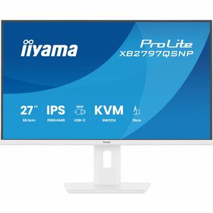 iiyama ProLite XB2797QSNP-W1 27 Zoll Klasse WQHD LED-Monitor - 16:9 Format - Matt-weiß - 68,6 cm (27 Zoll) Viewable - IPS-
