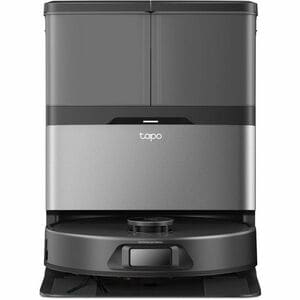 Tapo RV50 Pro Omni Cordless Robot Vacuum/Mop - Black - 3 L Dust Capacity - 95 mL Water Tank Capacity - Filter, Brush - Car