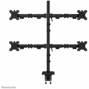 Neomounts NERO Mounting Arm for Monitor, Display - Black - Height Adjustable - 4 Display(s) Supported - 25.4 cm to 81.3 cm