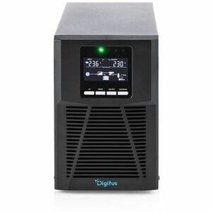 Digitus Double Conversion Online UPS - 1 kVA/1 kW - Compact Tower, Desktop - 4 Hour Recharge - 230 V AC, 120 V AC Input - 