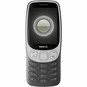 Nokia 3210 128 MB Feature Phone - 6.1 cm (2.4") TFT QVGA 240 x 320 - Cortex A71 GHz - 64 MB RAM - 4G - Grunge Black - Bar 