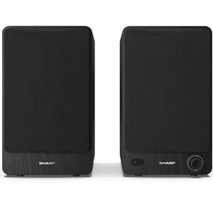 Sharp CP-SS30 2.0 Bluetooth Lautsprechersystem - 60 W RMS - Schwarz - Bücherregal, Tabletop - USB - 2
