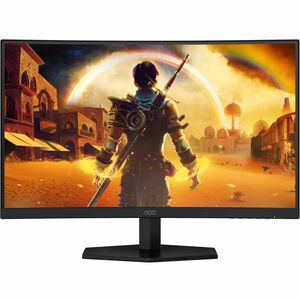 AOC AGON C27G42ZE 27" Class Full HD Curved Screen Gaming LED Monitor - 16:9 - Black, Red - 68.6 cm (27") Viewable - Fast V