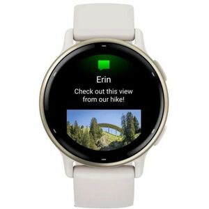Garmin vívoactive 5 Smartwatch - Avorio, Oro Colore del Case - Avorio Colore cinturino - Alluminio Materiale della struttu