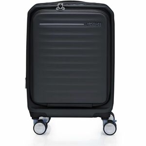 American Tourister Frontec Travel/Luggage Case (Suitcase) for 35.6 cm (14") Travel - Black - Shock Absorbing - Polycarbona