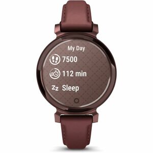 Garmin Lily 2 Classic Smart Watch - 35.40 mm Case Height - 35.40 mm Case Width - Dark Bronze Case Color - Purple Band Colo