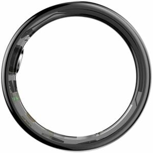 Carneo Smart Ring - Finger Wearable - Titanium Black - Pedometer - Text Messaging, Push Notification - Stress, Heart Rate,