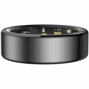 Carneo Smart Ring - Finger Wearable - Titanium Black - Pedometer - Text Messaging, Push Notification - Stress, Heart Rate,