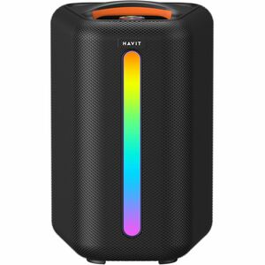 Carneo Vibe Dragon+ Portable Bluetooth Speaker System - Black - 80 Hz to 20 kHz - Battery Rechargeable - USB - 1