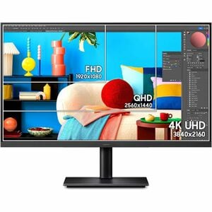 Samsung ViewFinity S8 S32H800UAU 32 Zoll Klasse 4K UHD LED-Monitor - 16:9 Format - Schwarz - 81,3 cm (32 Zoll) Viewable - 