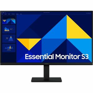 Samsung Essential S3 S27D300GAW 27" (68.6 cm) Class Full HD LCD Monitor - 16:9 - Black - 27" (68.6 cm) Viewable - In-plane