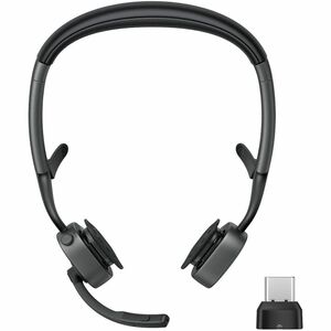 Shokz OpenMeet2 Sem fios Headset Estéreo Fone de ouvido - Binaural - Open - 3000 cm - Bluetooth - Cancelamento de ruído Mi