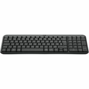 Logitech K250 Teclado - Compacto - Sem fios Conectividade - Checo, Eslovaco - Grafite - Bluetooth - 10 m - Comutador ligad