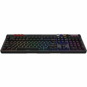MSI STRIKE PRO WIRELESS Gaming Keyboard - Wired/Wireless Connectivity - Bluetooth/RF - 2.40 GHz - USB 2.0 Type C Interface