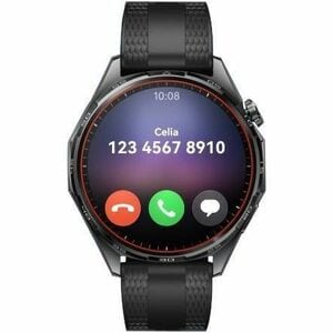 Huawei WATCH GT 7 Smart Watch - Black Body Color - Black Band Color - Stainless Steel Case Material - Fluoroelastomer Band