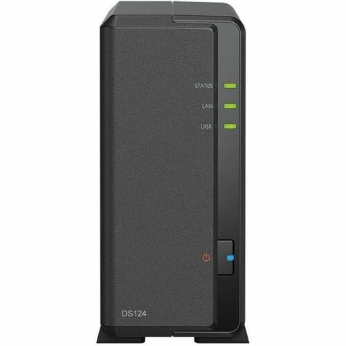 Synology DiskStation DS124 1 x Total Bays SAN/NAS Storage System RTD1619B Quad-core (4 Core) 1.70 GHz - 1 GB RAM - DDR4 SD