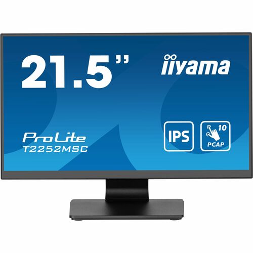 iiyama ProLite T2252MSC-B2 22 Zoll Klasse LED-Touchscreen-Monitor - 16:9 Format - 5 ms Reaktionszeit - 54,6 cm (21,5 Zoll)