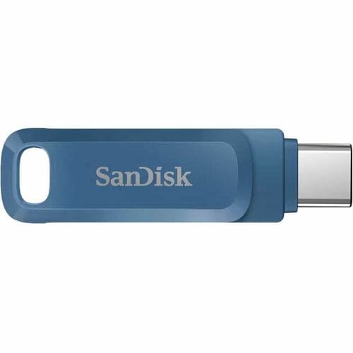 SanDisk Ultra Dual Drive Go 64 GB USB 3.1 (Gen 1) Type C, USB 3.1 (Gen 1) Type A Flash Drive - 150 MB/s Read Speed - 5 Yea