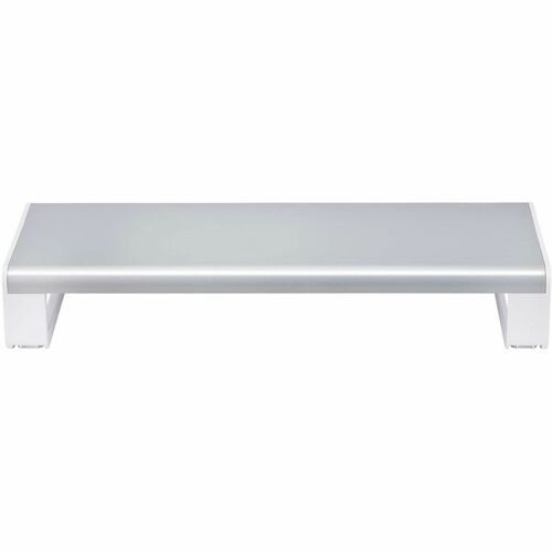 StarTech.com Ergonomic Monitor Riser Stand, Up to 33lb/15kg, Fixed height 3.5in/9cm, Desktop Computer Monitor/Laptop Riser