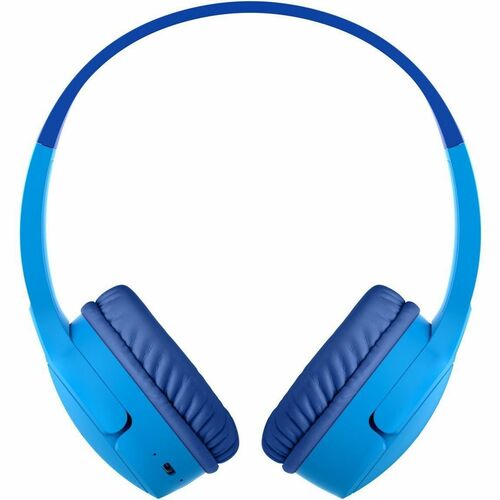Belkin SOUNDFORM Mini Kabel/Kabellos Auf den Ohren, Kopfbügel Stereo Headset - Blau - Binaural - Ohrumschließend - Bluetoo