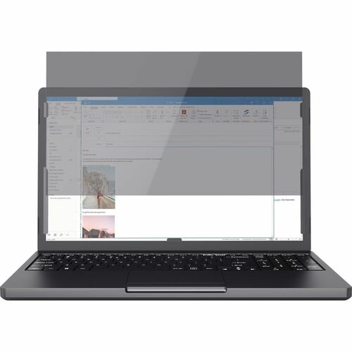 Trust Primo Polyethylene Terephthalate (PET) Privacy Screen Protector - Black - For 35.6 cm (14") LCD Notebook