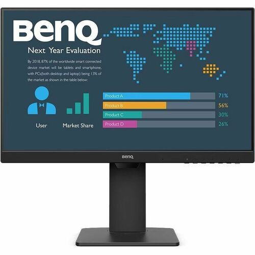 BenQ BL2486TC 24.0" (61.0 cm) Class Full HD LED Monitor - 16:9 - 23.8" (60.5 cm) Viewable - In-plane Switching (IPS) Techn