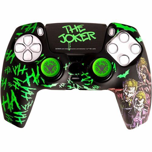 PS5 DC COMBO PACK JOKER FR-TEC CARCASA MANDO+GRIPS+STICKERS
