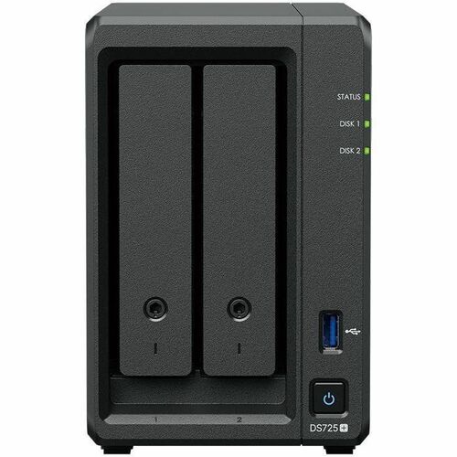 Système de stockage SAN/NAS Synology DiskStation DS725+ - 2 x Total de compartiments - AMD R-Series R1600 Dual-core (2 cœu