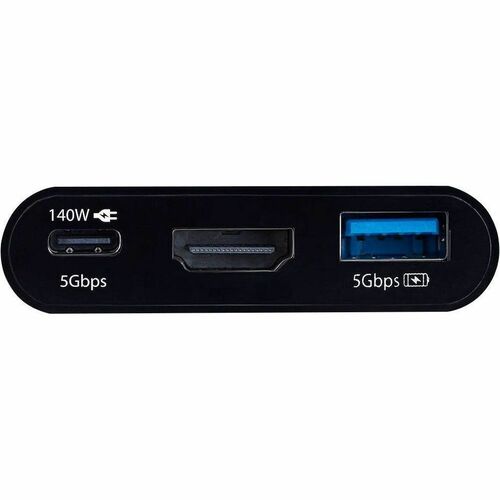 DOCK HUB MULTIPUERTOS USB-C A HDMI - 140W - 4K60HZ - NEGRO