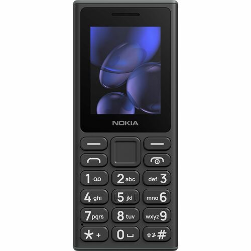 Nokia 105 (2024) 4 MB Feature Phone - 5.1 cm (2") TFT LCD QQVGA 120 x 160 - 4 MB RAM - 2G - Black - Bar - 2 SIM Support - 