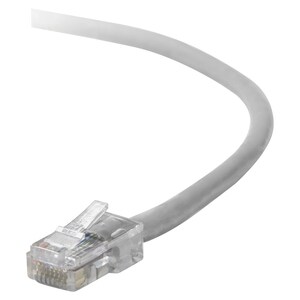 Belkin Cat5e Network Cable - RJ-45 Male Network - RJ-45 Male Network - 100ft - Gray