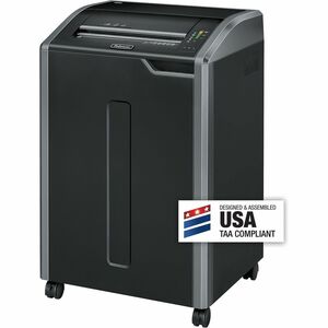 Fellowes Powershred® 485i 100% Jam Proof BAA Compliant Strip-Cut Shredder - Continuous Shredder - Strip Cut - 38 Per Pass 