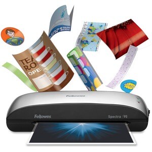 Fellowes Spectra™ 95 Thermal Laminator for Home or Home Office Use with 10 Pouch Starter Kit - Pouch - 9.50" Lamination Wi