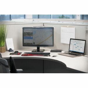 Kensington Duo Gel Wrist Rest - x 479.4 mm x 88.9 mm Dimension - Red, Black - Gel - Slip Resistant - 1 Each