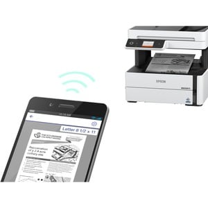 Epson WorkForce ST-M3000 Monochrome Multifunction Supertank Printer. Cartridge Free MFP with ADF & Fax Inkjet copier/Fax/S