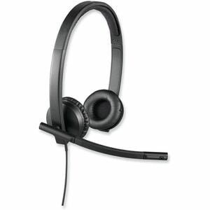Logitech H570e Wired Over-the-head Stereo Headset - Binaural - Supra-aural - 31.50 Hz to 20 kHz - Noise Cancelling, Electr